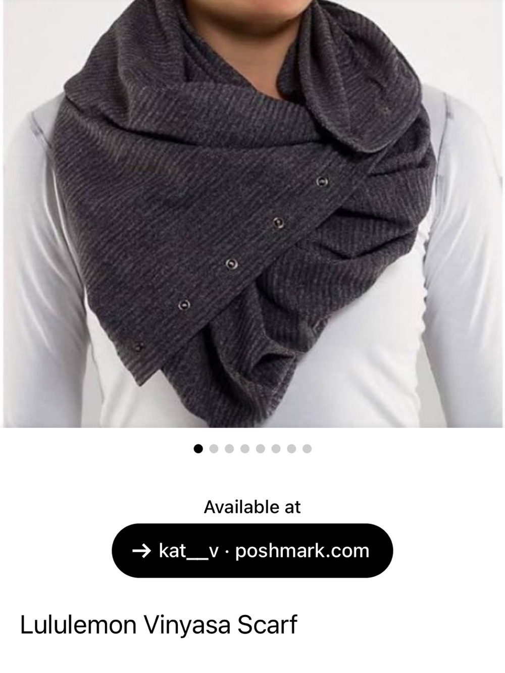lululemon athletica Vinyasa Scarf - Charcoal